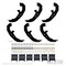 Westin Automotive 19-C SILVERADO/SIERRA 1500/20-C SILVERADO/SIERRA 2500/3500 CREW CAB BLACK PRO TRAXX 6 OVAL NERF BARS 21-64135 - alternate 6